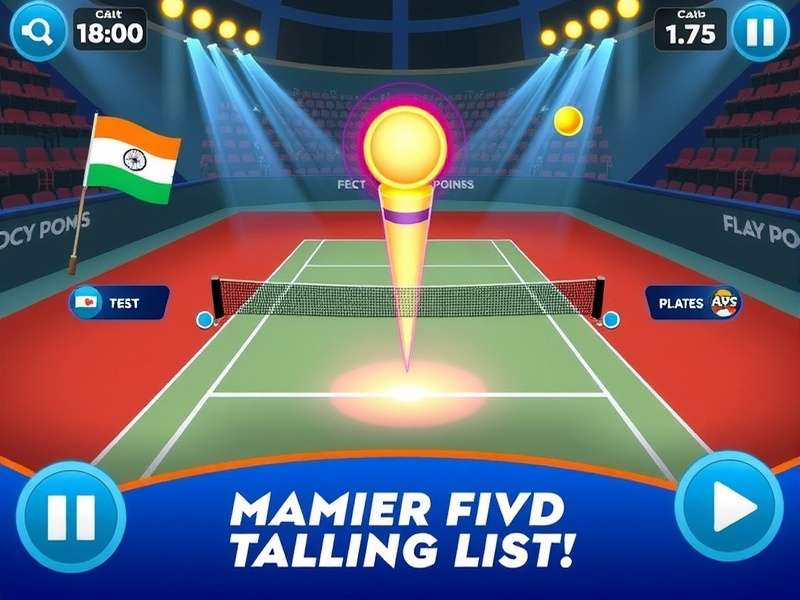 Tennis Clash Rally Master gameplay screenshot